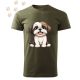 Shih Tzu (04) mintás Férfi-unisex póló - Több színben