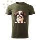 Shih Tzu (05) mintás Férfi-unisex póló - Több színben