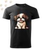 Shih Tzu (05) mintás Férfi-unisex póló - Több színben