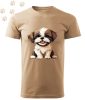 Shih Tzu (05) mintás Férfi-unisex póló - Több színben