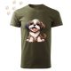 Shih Tzu (06) mintás Férfi-unisex póló - Több színben