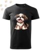 Shih Tzu (06) mintás Férfi-unisex póló - Több színben