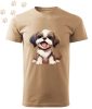 Shih Tzu (06) mintás Férfi-unisex póló - Több színben