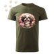 Shih tzu (07) mintás Férfi-unisex póló - Több színben