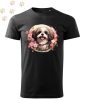 Shih tzu (07) mintás Férfi-unisex póló - Több színben