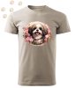 Shih tzu (07) mintás Férfi-unisex póló - Több színben