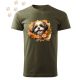 Shih tzu (09) mintás Férfi-unisex póló - Több színben