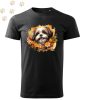 Shih tzu (09) mintás Férfi-unisex póló - Több színben