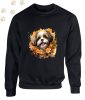 Shih Tzu (09) mintás kereknyakú pulóver - Több színben