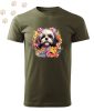 Shih tzu (10) mintás Férfi-unisex póló - Több színben