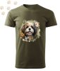 Shih Tzu (11) mintás Férfi-unisex póló - Több színben