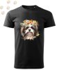 Shih Tzu (13) mintás Férfi-unisex póló - Több színben