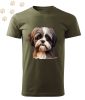 Shih Tzu (14) mintás Férfi-unisex póló - Több színben