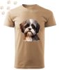 Shih Tzu (14) mintás Férfi-unisex póló - Több színben