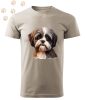 Shih Tzu (14) mintás Férfi-unisex póló - Több színben