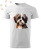 Shih Tzu (14) mintás Férfi-unisex póló - Több színben