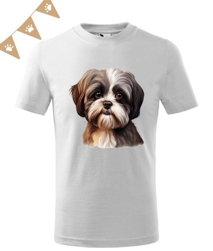 Shih Tzu (14) mintás Gyerek póló - Több színben