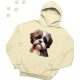 Shih Tzu (14) mintás kapucnis pulóver - Több színben
