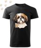 Shih Tzu (15) mintás Férfi-unisex póló - Több színben