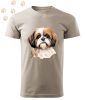 Shih Tzu (15) mintás Férfi-unisex póló - Több színben