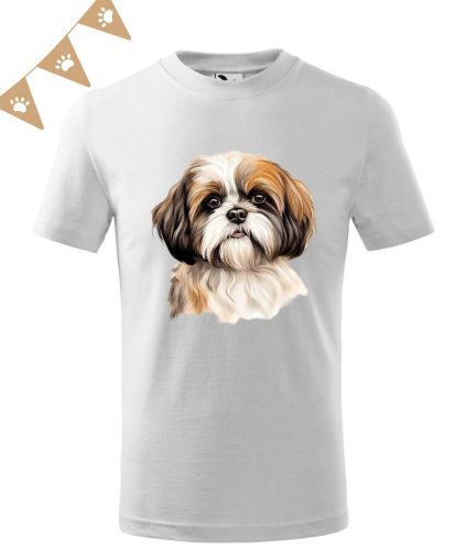 Shih Tzu (15) mintás Gyerek póló - Több színben