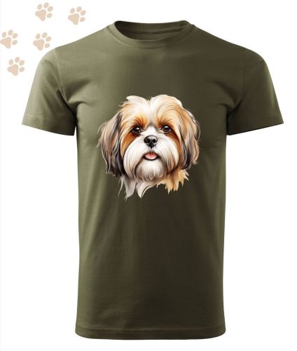 Shih Tzu (16) mintás Férfi-unisex póló - Több színben