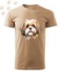 Shih Tzu (16) mintás Férfi-unisex póló - Több színben