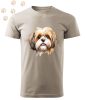 Shih Tzu (16) mintás Férfi-unisex póló - Több színben