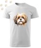 Shih Tzu (16) mintás Férfi-unisex póló - Több színben