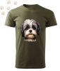 Shih Tzu (17) mintás Férfi-unisex póló - Több színben