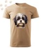 Shih Tzu (17) mintás Férfi-unisex póló - Több színben