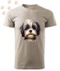 Shih Tzu (17) mintás Férfi-unisex póló - Több színben