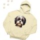 Shih Tzu (17) mintás kapucnis pulóver - Több színben