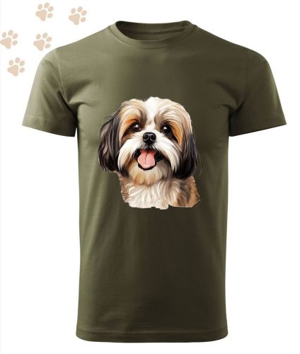 Shih Tzu (18) mintás Férfi-unisex póló - Több színben