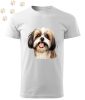 Shih Tzu (18) mintás Férfi-unisex póló - Több színben