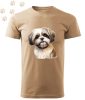 Shih Tzu (19) mintás Férfi-unisex póló - Több színben