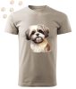 Shih Tzu (19) mintás Férfi-unisex póló - Több színben