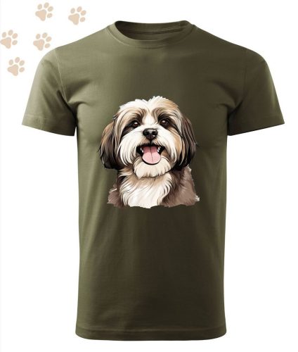 Shih Tzu (20) mintás Férfi-unisex póló - Több színben