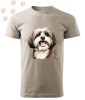 Shih Tzu (20) mintás Férfi-unisex póló - Több színben