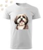 Shih Tzu (20) mintás Férfi-unisex póló - Több színben