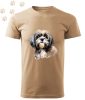 Shih Tzu (21) mintás Férfi-unisex póló - Több színben