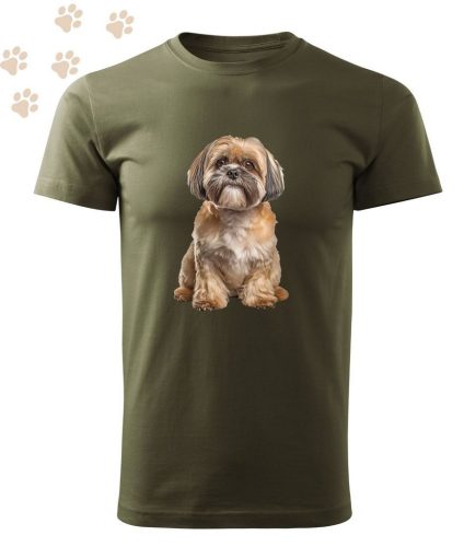 Shih tzu (25) mintás Férfi-unisex póló - Több színben