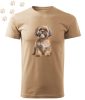 Shih tzu (25) mintás Férfi-unisex póló - Több színben