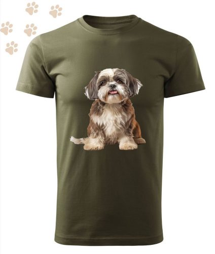 Shih Tzu (26) mintás Férfi-unisex póló - Több színben