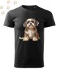 Shih Tzu (26) mintás Férfi-unisex póló - Több színben