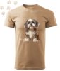 Shih Tzu (26) mintás Férfi-unisex póló - Több színben