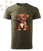 Staffordshire Terrier (02) mintás Férfi-unisex póló - Több színben