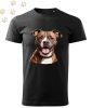 Staffordshire Terrier (11) mintás Férfi-unisex póló - Több színben