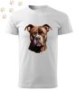 Staffordshire Terrier (13) mintás Férfi-unisex póló - Több színben