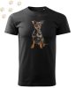 Törpe Pinscher (04) mintás Férfi-unisex póló - Több színben